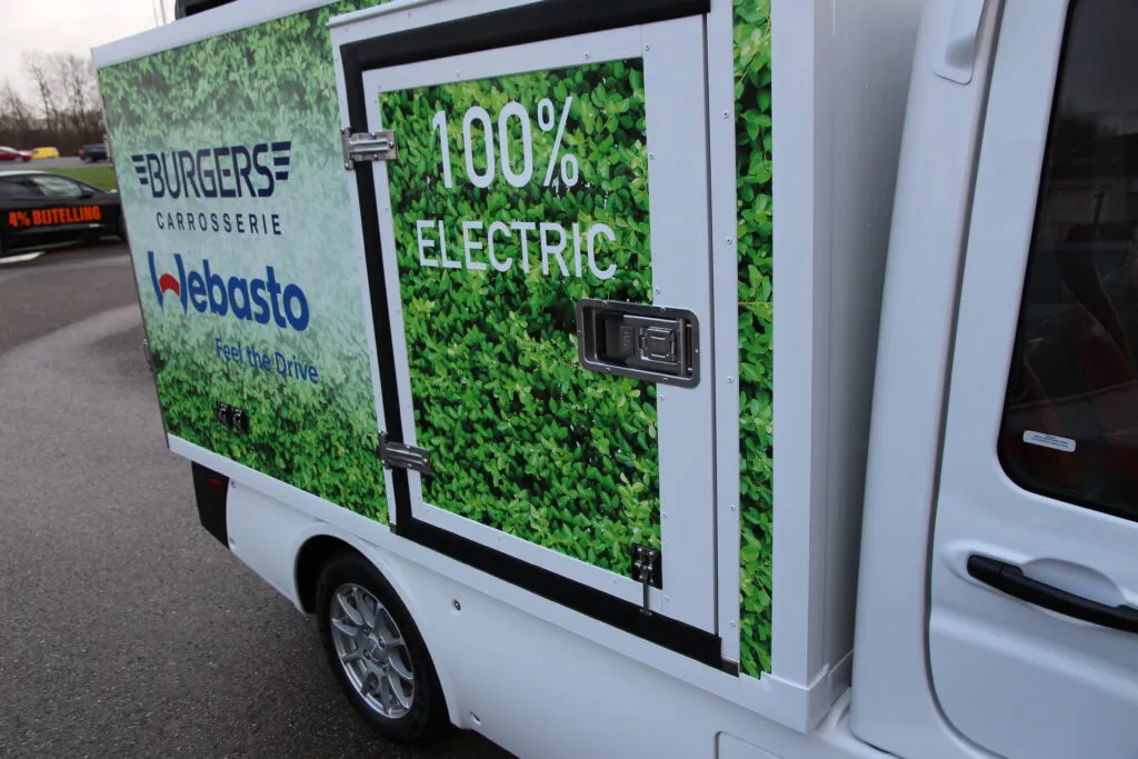 Sevic 100% elektrische koelwagen webasto